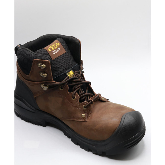 KEEN UTILITY MEN\'S BOOTS, DARK EARTH/BLACK, 14 WIDE main image 8